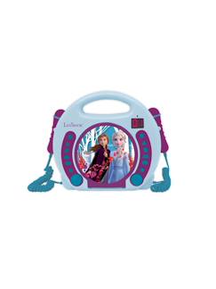 Jouet-Multimédia-Lecteur cd portable avec 2 microphones reine des neiges