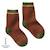 Chaussettes sans couture unies Marron 1 - vertbaudet enfant 