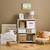 Meuble de rangement 5 cases - mix'n modul Blanc 1 - vertbaudet enfant 