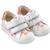Baskets cuir enfant happy Blanc 1 - vertbaudet enfant 