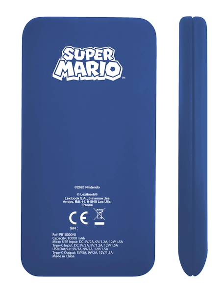 Power bank à charge rapide super mario ROUGE 2 - vertbaudet enfant 