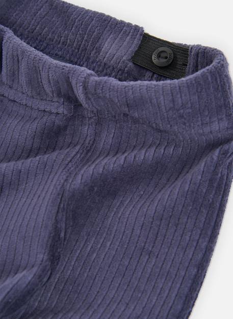Pantalon fille en velours cotelé Bleu 3 - vertbaudet enfant 