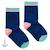 Chaussettes sans couture unies Bleu 1 - vertbaudet enfant 