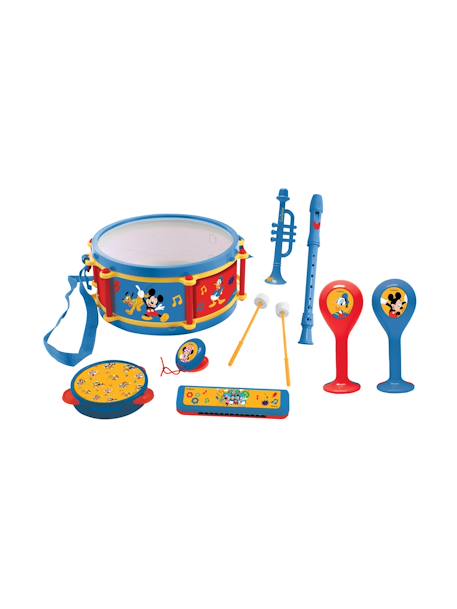 Coffret musical enfant 7 instruments - Mickey Mousse Bleu 1 - vertbaudet enfant 