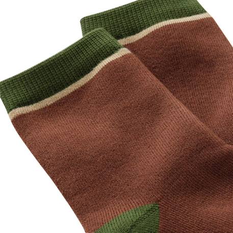 Chaussettes sans couture unies Marron 2 - vertbaudet enfant 