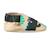 Chaussons cuir souple emile le crocodile Beige 2 - vertbaudet enfant 