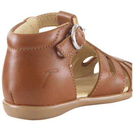 Sandales cuir enfant suzie Marron 2 - vertbaudet enfant 