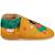 Chaussons cuir souple petit ours brun s'amuse Jaune 2 - vertbaudet enfant 