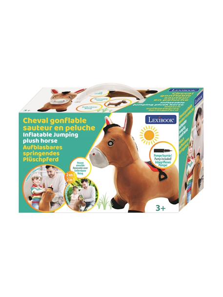 Poney sauteur gonflable bleu Bleu 4 - vertbaudet enfant 