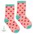 Chaussettes sans couture cœurs Rouge 1 - vertbaudet enfant 