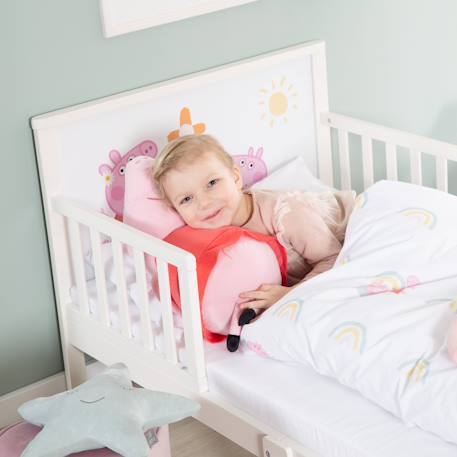Parure de lit bébé et enfant en coton 2 pièces peppa pig Rose - peppa pig 2 - vertbaudet enfant 