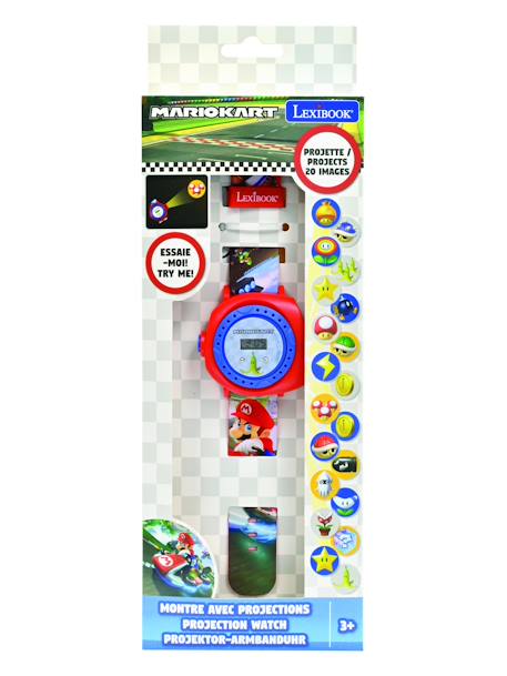 Montre digitale avec projection mario kart Rouge 2 - vertbaudet enfant 