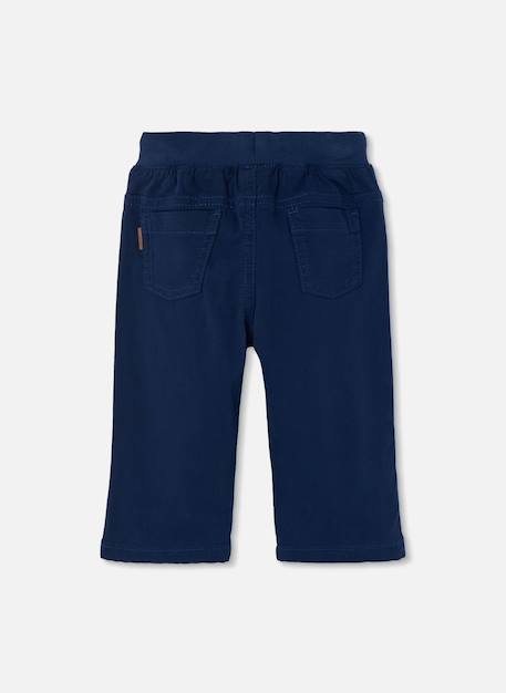 Pantalon garçon avec cordon Bleu 2 - vertbaudet enfant 