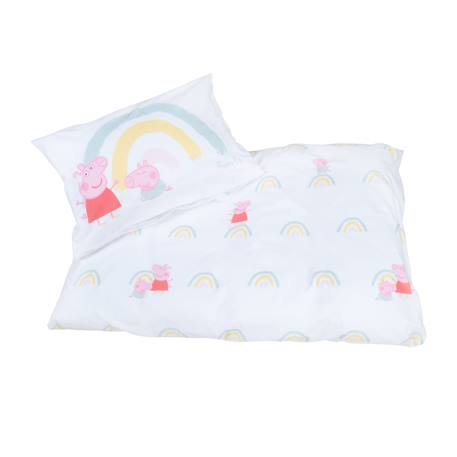 Parure de lit bébé et enfant en coton 2 pièces peppa pig Rose - peppa pig 3 - vertbaudet enfant 