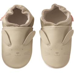 Chaussures-Chaussures fille 23-38-Chaussons-Chaussons cuir souple marcelin le lapin