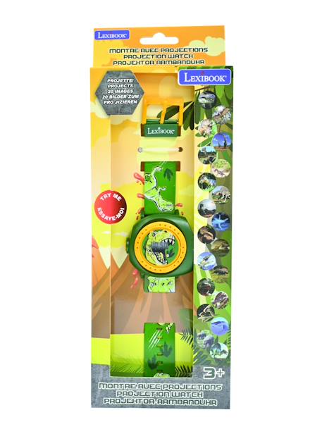 Montre digitale avec projection dinosaures Vert 2 - vertbaudet enfant 