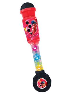 Jouet-Multimédia-Microphone miraculous avec tube lumineux et enceinte