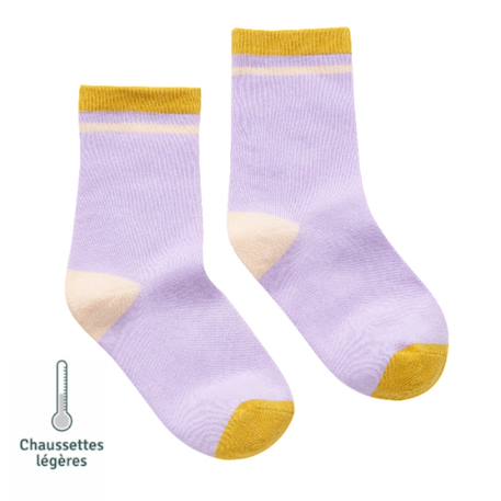 Chaussettes sans couture unies Vert 1 - vertbaudet enfant 