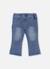 Pantalon denim fille avec patches de fleurs Bleu 4 - vertbaudet enfant 