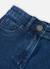 Pantalon denim fille wide leg élastique Bleu 4 - vertbaudet enfant 