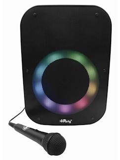 Jouet-Enceinte bluetooth iparty avec micro et effets lumineux multicolores