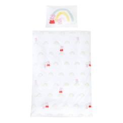Parure de lit bébé et enfant en coton 2 pièces peppa pig  - vertbaudet enfant