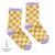 Chaussettes sans couture damier Ocre 1 - vertbaudet enfant 