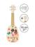 Ukulele vaina en bois avec cordes en nylon - 53 cm Beige 2 - vertbaudet enfant 