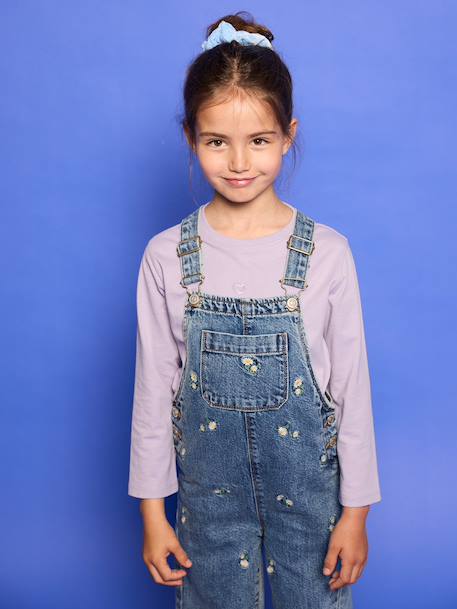 Salopette fille bleu jean 12 - vertbaudet enfant 
