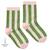 Chaussettes sans couture rayées Vert 1 - vertbaudet enfant 