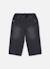 Pantalon denim fille brodé de fleurs Noir 3 - vertbaudet enfant 