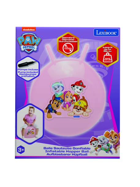Balle sauteuse gonflable pat’ patrouille Rose 2 - vertbaudet enfant 