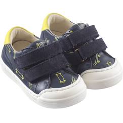 Chaussures-Chaussures fille 23-38-Baskets, tennis-Baskets cuir enfant happy