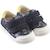 Baskets cuir enfant happy Bleu marine 1 - vertbaudet enfant 