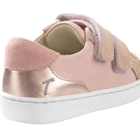 Baskets cuir enfant happy Rose 2 - vertbaudet enfant 