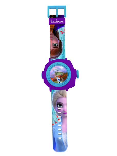 Montre digitale avec projection reine des neiges Bleu 2 - vertbaudet enfant 