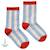 Chaussettes sans couture rayées Bleu 1 - vertbaudet enfant 