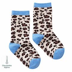 Chaussettes sans couture léopard  - vertbaudet enfant
