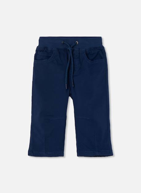 Pantalon garçon avec cordon Bleu 1 - vertbaudet enfant 
