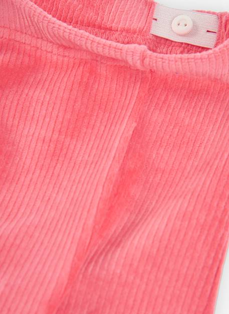 Pantalon en velours cotelé fille Pink 3 - vertbaudet enfant 