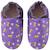 Chaussons cuir bébé mireille les abeilles Violet 1 - vertbaudet enfant 