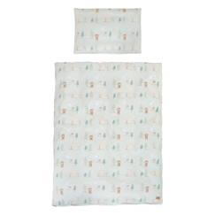 Parure housse de couette et taie d'oreiller woodland buddies  - vertbaudet enfant
