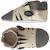 Chaussons bébé cuir souple zack le zèbre Beige 2 - vertbaudet enfant 