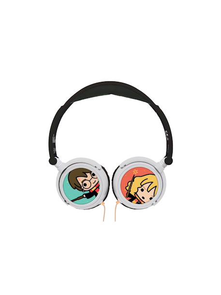 Casque stéréo filaire pliable harry potter avec limitation de volume d'écoute Blanc 1 - vertbaudet enfant 