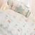 Parure housse de couette et taie d'oreiller woodland buddies Beige - savanna friends+Vert pastel - woodland buddies 7 - vertbaudet enfant 