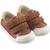Baskets cuir enfant happy Marron 1 - vertbaudet enfant 