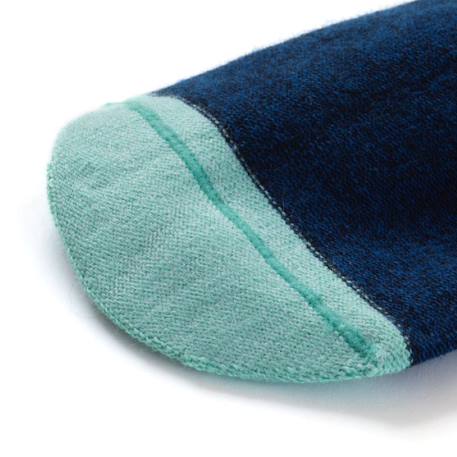 Chaussettes sans couture unies Bleu 2 - vertbaudet enfant 