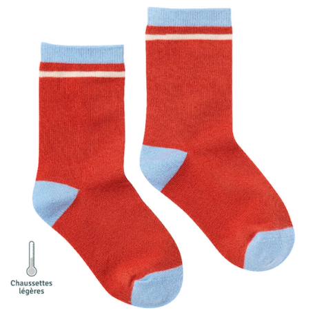 Fille-Sous-vêtement-Chaussettes sans couture unies