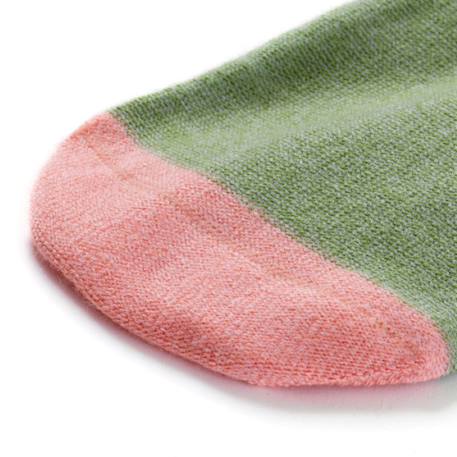 Chaussettes sans couture unies Vert 2 - vertbaudet enfant 