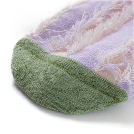 Chaussettes sans couture rayées Vert+Violet 5 - vertbaudet enfant 
